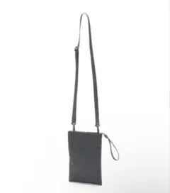 無印良品 撥水再生ポリエステルミニサコッシュ チャコールグレーのサムネイル