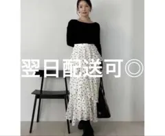 SNIDEL 新作 Sustainableプリーツティアードスカート ドット 0 - メルカリ