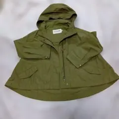 Ray BEAMS マウンテンパーカー 　フード付き　カーキ色　Sサイズ