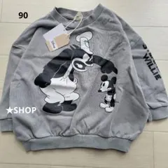 リトシー ディズニー ミッキー ピート トレーナー スウェット 90