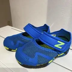 【美品】New Balance ニューバランスベビーサンダル 12cm 青