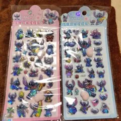 スティッチキラキラ 桃尻シール 3シートセット