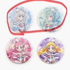 キュアニャミー　キュアリリアン　缶バッチ　わんばふるぷりきゅあ！　わんだふる袋