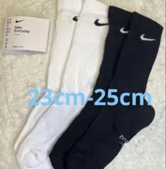 【新品・正規品】Nike 23cm-25cm エブリデイ ソックス 2色セット