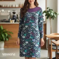 MISSONI ミッソー★ノースリーブ デザインワンピース ★新品タグ付き 美品 ミッソーニ M MISSONI ニット ワンピース ドレス