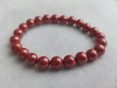 【帝王辰砂】8.1ミリ　内径16cm　m1802