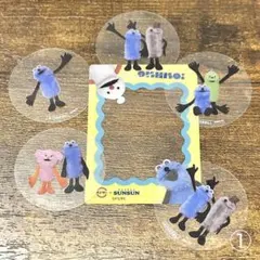 スシロー パペットスンスンコラボ クリアカード クリアピック