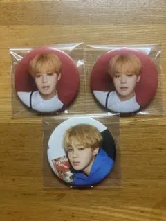 BTS ジミン　109クリスマス　缶バッジ　3個セット