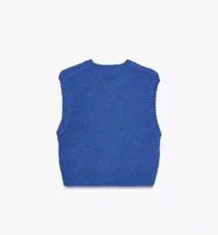 ZARA クロップド丈ニットトップス