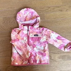 patagonia フード付きジャケット 2T ピンク系