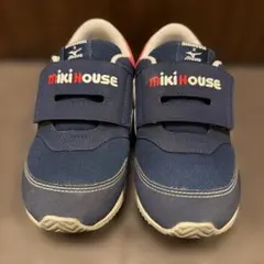 ミキハウス × ミズノ　スニーカー 20cm ネイビー/レッド