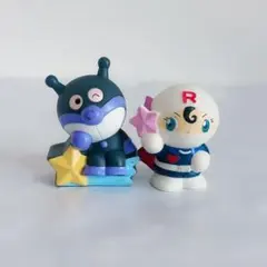 アンパンマン ばいきんまん ロールパンナ 指人形