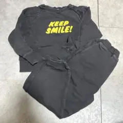 プティマイン petitmain 120 スウェット セットアップ トレーナー