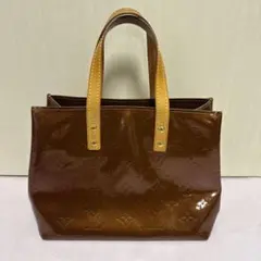 ルイヴィトン ヴェルニ リードPM ハンドバッグブロンズ