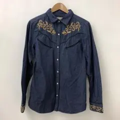 ラルフローレン デニム&サプライ ビーズ刺繍 ウエスタンシャツ 