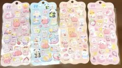 3D ぷくぷくシール お尻シール キャラクター ステッカー DIY 4枚セット