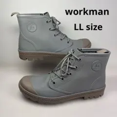 美品❣️workman ワークマン　グレー ハイカット レインシューズ　ＬLサイズのサムネイル