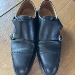CHEANEY チーニー HOAD ダブルモンクストラップ 黒 UK6 箱付きのサムネイル
