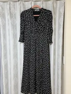 美品 snidel スナイデル ビッグカラークラシカルワンピース