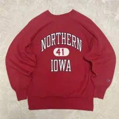 90s USA製 IOWA チャンピオン リバースウィーブ 刺繍タグ アイオワ