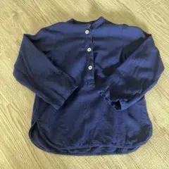 ボントン　ネイビー 長袖シャツ サイズ6