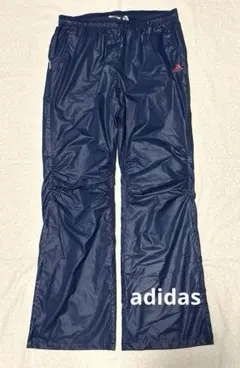 adidas ネイビー ジャージパンツ　OT シャカシャカ