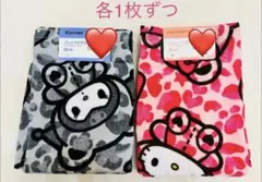 ヒョウ柄キティ　タオル　ヒョウ柄クロミ　タオル　キティ　タオル　クロミ　タオルのサムネイル