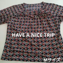 Have a nice trip 柄物 半袖シャツ Mサイズ