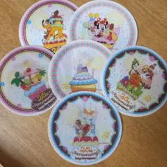 ディズニー20thアニバーサリーコースター６枚セット