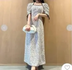 SNIDEL バリエパイピングコルセットワンピース IVR アイボリー