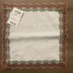 近沢レース店　シーズンタオルハンカチ　ナポリタン　グレー　新品タグ付き