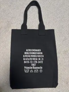 ミリタリーデザイン トートバッグ ブラック