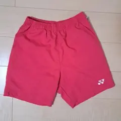 美品 YONEX ピンク ハーフパンツ S
