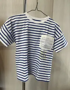 マルークボーダー 半袖 Tシャツ 150センチメッシュポケット付きのサムネイル