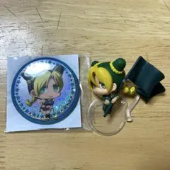 ジョジョの奇妙な冒険　ジョジョワールド3 空条徐倫　缶バッジ　ジョジョコレ