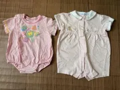 ミキハウス ファミリア 半袖ロンパース ボディスーツ