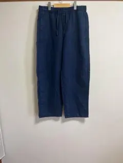 ZARA イージーパンツ ネイビー　38のサムネイル