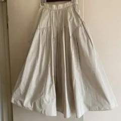 ANAYI 美品　タフタティアードスカート　ベージュ　36サイズ