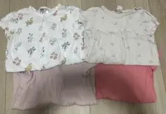 92サイズ　H&M半袖ロンパース