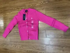 2025年最新】ポロラルフローレンケーブルニットカーディガンピンクの