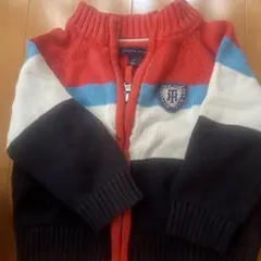 TOMMY HILFIGER ストライプカーディガン 90cm