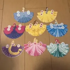 早い者勝ち　ディズニープリンセスドレス型メモ