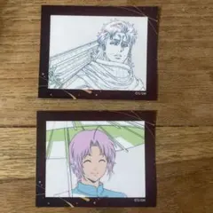 銀魂 吉原大炎上 入場者特典アニメ原画ステッカー弐 神威 阿伏兎