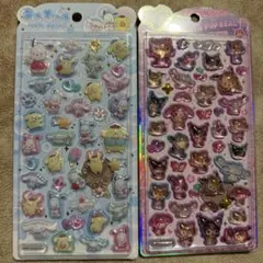 即日発送　日焼け　サンリオキャラクター うるちゅる　ポップシール 　正規品