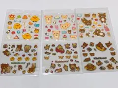 リラックマ　コリラックマ　キイロイトリ　シールセット