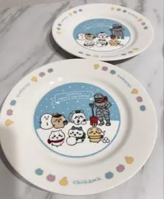ちいかわ　ファミマ限定　クリスマスプレート セット売りのサムネイル