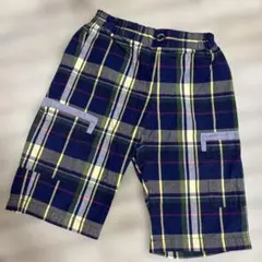 familiar チェック柄 ハーフパンツ　110