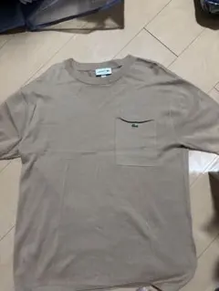 LACOSTE ラコステ ポケット付き ニットTシャツ ベージュ