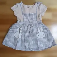 petit main 半袖ワンピース 100　ミッフィー