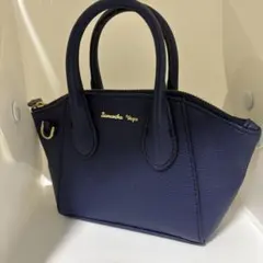 Samantha Vega ネイビー ミニショルダーバッグ